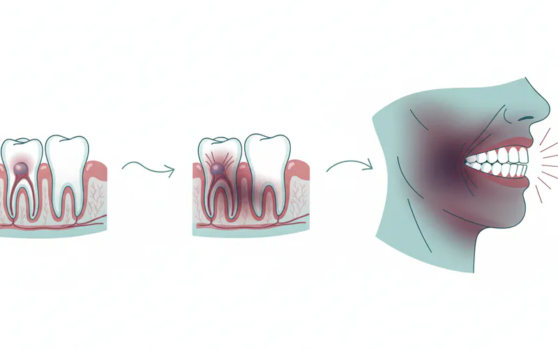 Illustration related to What happens if I don't take antibiotics for a tooth infection?