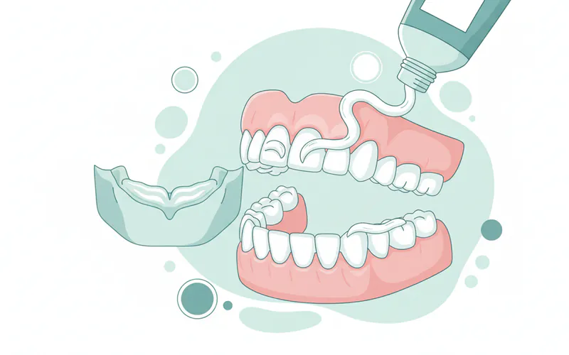 Illustration related to What is Denture Adhesive? An Overview