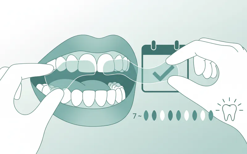 Illustration related to How often can I use teeth whitening strips?