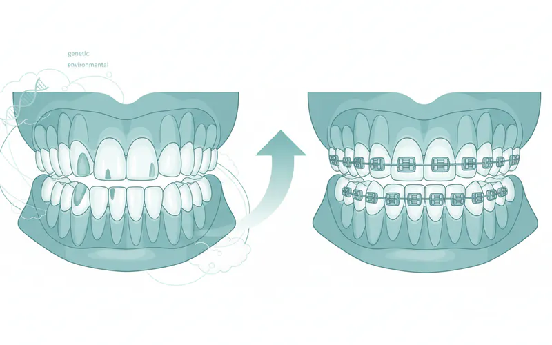 Illustration related to Causes / Why People Need Braces