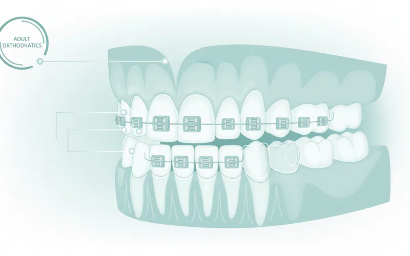 Illustration related to What Are Braces for Adults?