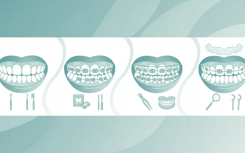 Illustration related to Step-by-Step Process: What to Expect During Braces Treatment