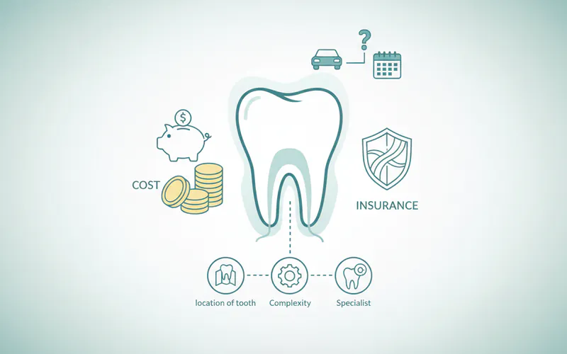 Illustration related to Cost and Insurance: How Much Does a Root Canal Cost?