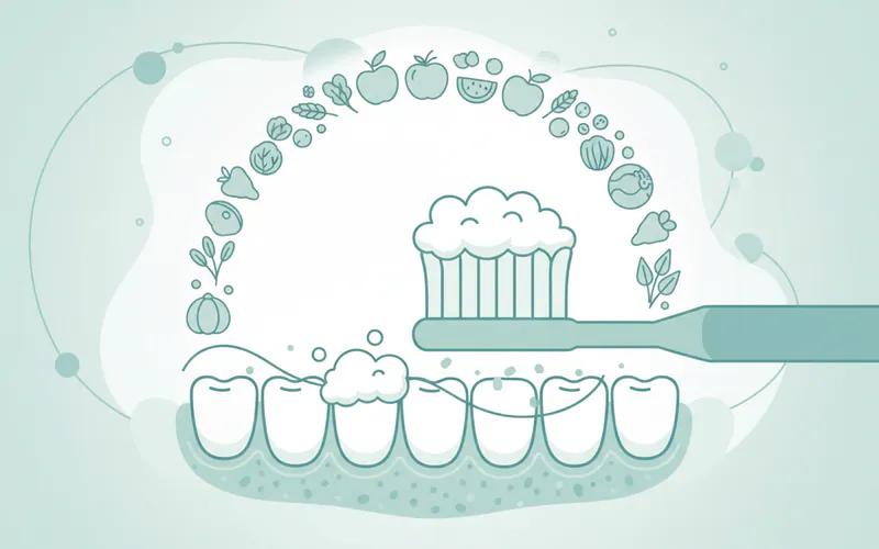 Illustration related to Long-Term Dental Nutrition Maintenance