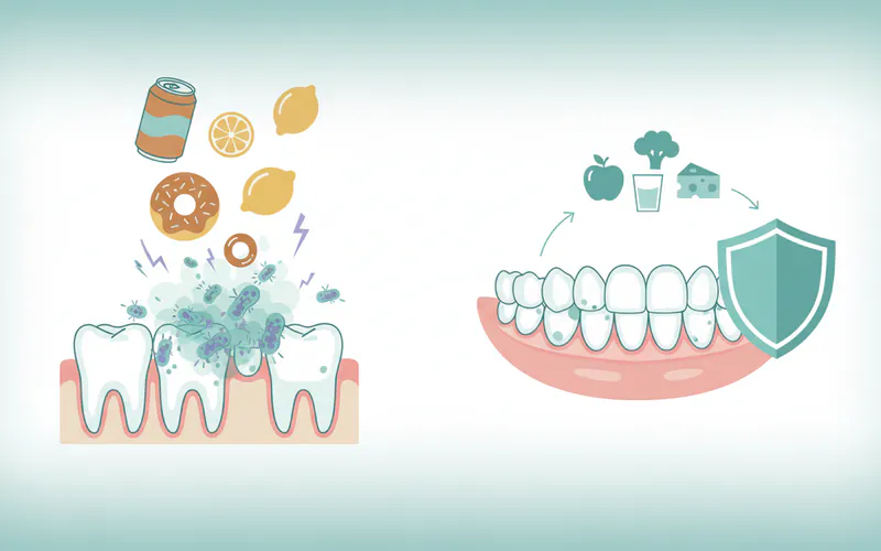 Illustration related to Can diet really impact my oral hygiene and preventive care?