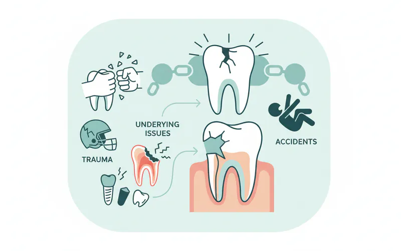Illustration related to Causes / Why Dental Emergencies Happen