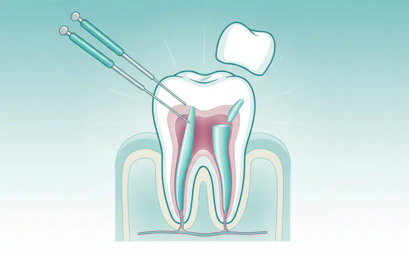 Illustration related to 1. Endodontic Treatment (Root Canal Therapy)