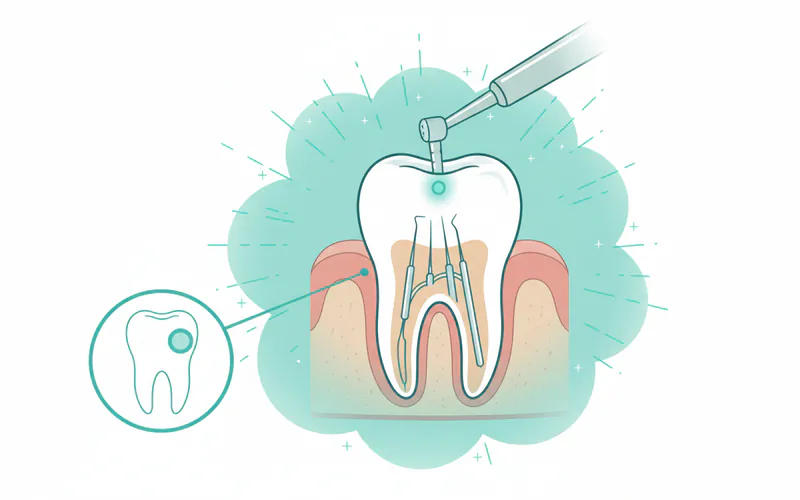 Illustration related to Is a root canal painful?