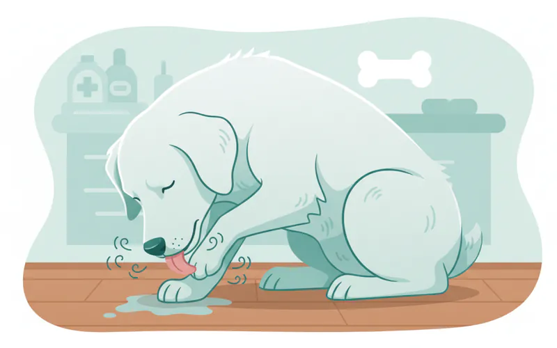 Illustration related to Understanding Excessive Licking and Canine Halitosis