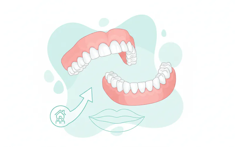 Illustration related to What It Is: Understanding Dentures and Low-Income Access