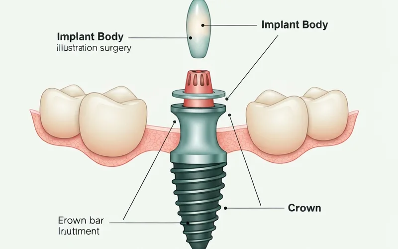 Illustration related to Understanding the Abutment: Your Foundation for a Restored Smile