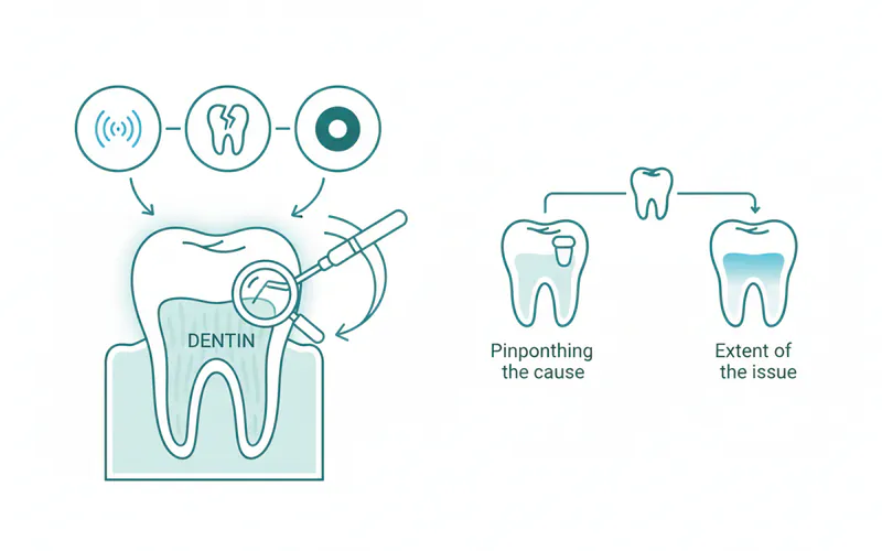 Illustration related to Diagnosis Process — What Your Dentist Does