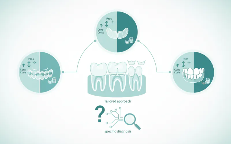 Illustration related to Treatment Options with Pros, Cons, and Costs