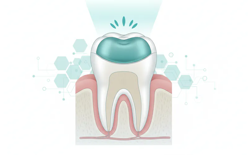 Illustration related to Onlay: The Definitive Guide to a Partial Crown Dental Restoration