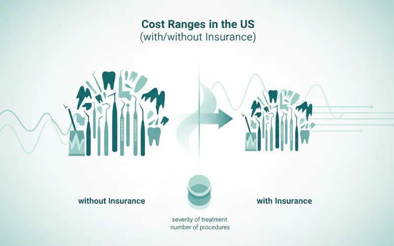 Illustration related to Cost Ranges in the US (with/without Insurance)
