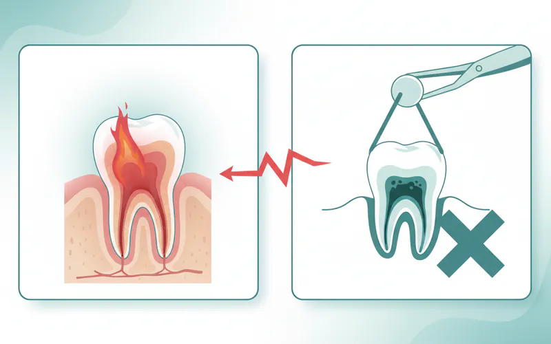 Illustration related to Are there alternatives to a root canal?