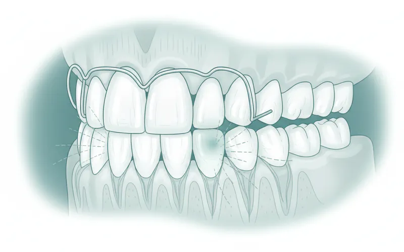 Illustration related to Is wearing a retainer painful?