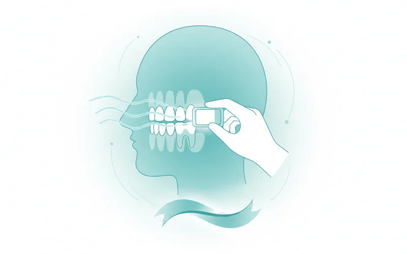 Illustration related to Are dental X-rays painful?