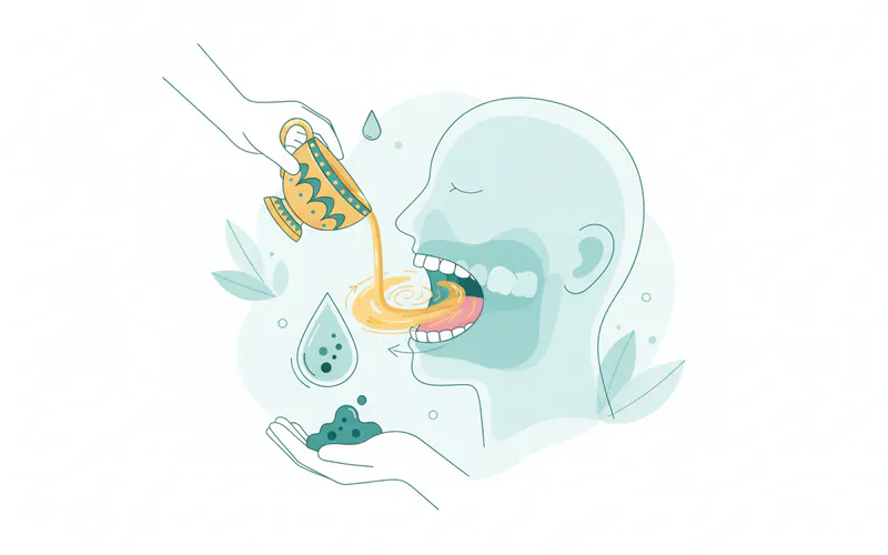 Illustration related to What Is Oil Pulling? An Overview of this Ancient Practice