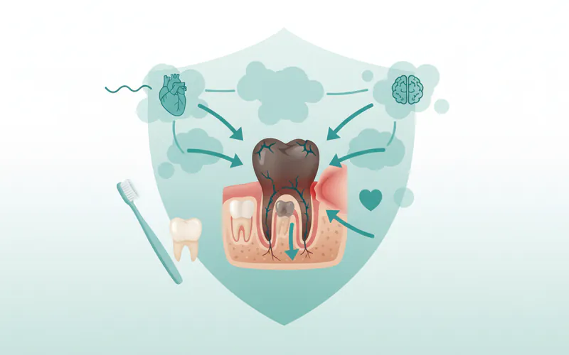 Illustration related to Risks and Complications of Neglecting Baby Teeth