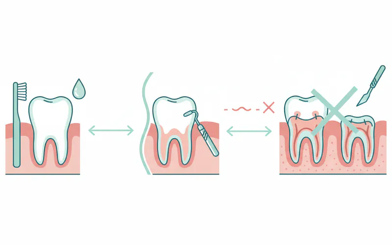 Illustration related to 5. When is Gum Surgery Required? (And Why Not for Gingivitis)