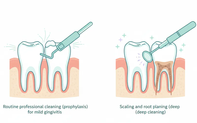 Illustration related to Is gingivitis treatment painful?