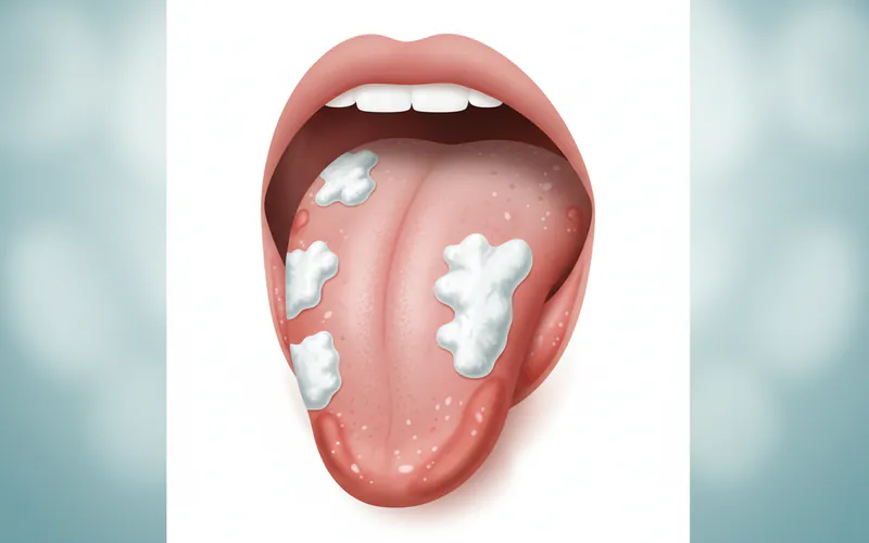 Early signs of oral cancer showing leukoplakia and erythroplakia on the tongue and buccal mucosa