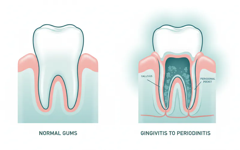 Illustration related to Scaling and Root Planing (Deep Cleaning)