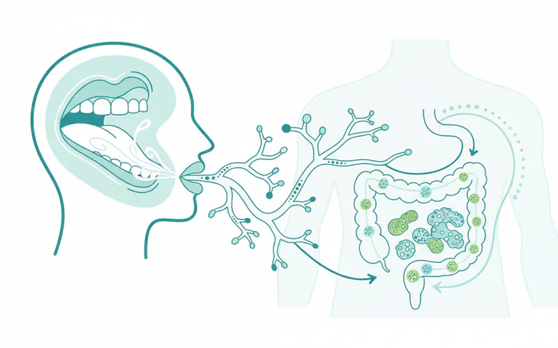 Illustration related to Oil Pulling and Gut Health: Complete Guide