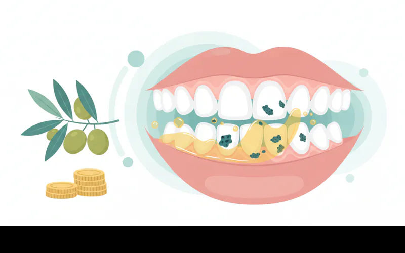 Illustration related to Oil Pulling With Olive Oil: Complete Guide