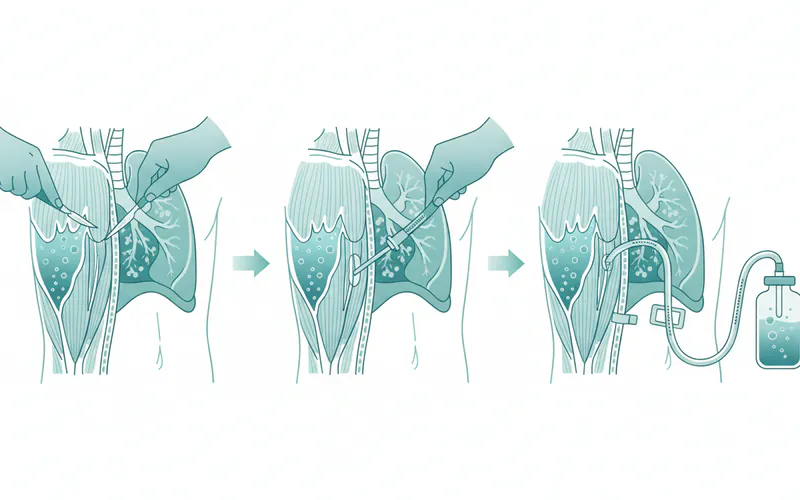 Illustration related to Step-by-Step Process: What to Expect During Chest Tube Insertion