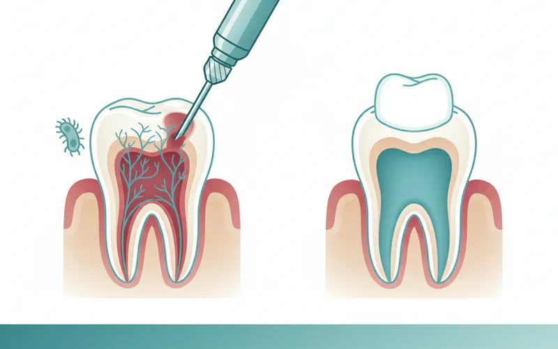Illustration related to What is a Root Canal and a Dental Crown? An Overview