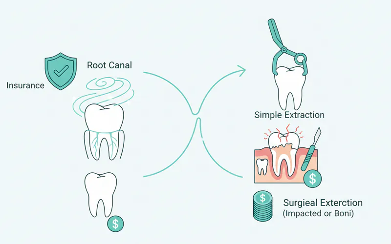 Illustration related to Extraction Cost with Insurance