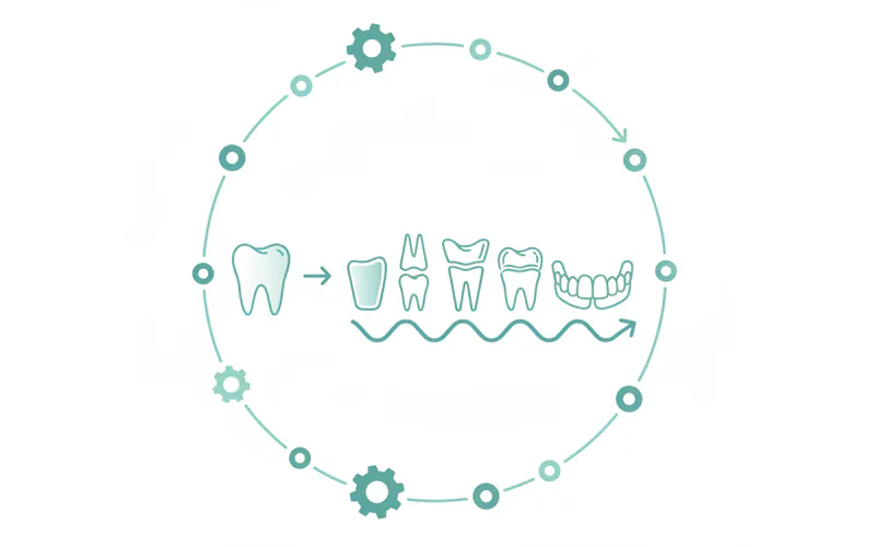 Illustration related to How long does a smile makeover take?
