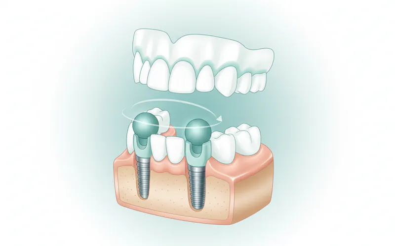 Illustration related to What Are Snap-In Dentures? An Overview
