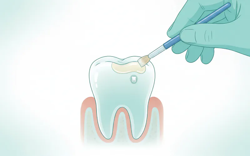 Illustration related to 3. Fluoride Varnish Application