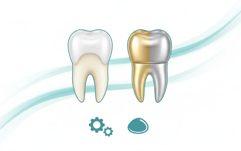 Illustration related to Metal Crowns (Gold Alloys, Base Metal Alloys)