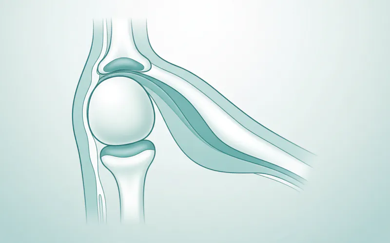 Detailed anatomical illustration of the TMJ showing the mandibular condyle, temporal bone's articular fossa and eminence, and the articular disc positioned between them