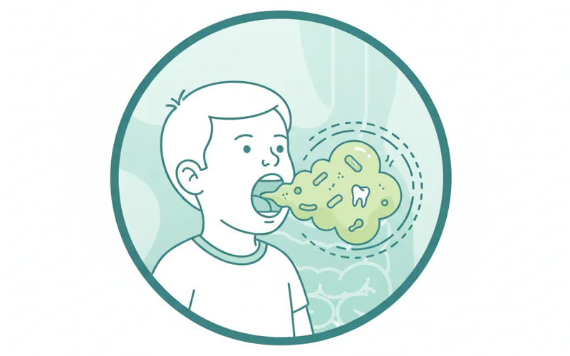 Illustration related to What is Toddler Bad Breath (Halitosis)?