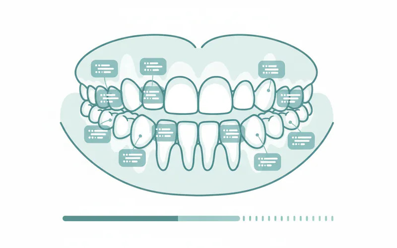 A detailed diagram or infographic showing the permanent teeth in an adult mouth, with age ranges indicating when each type of tooth typically erupts, similar to the baby teeth chart but showing replacement of primary teeth.