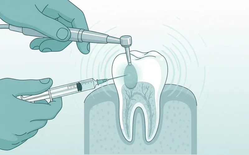 Illustration related to ### Is getting a tooth filling painful?