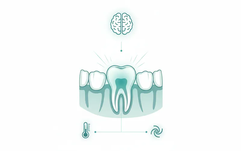 Illustration related to Step-by-Step Process: Managing a Toothache with Medicine and Seeking Care