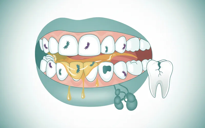 Illustration related to Risks and Complications of Oil Pulling