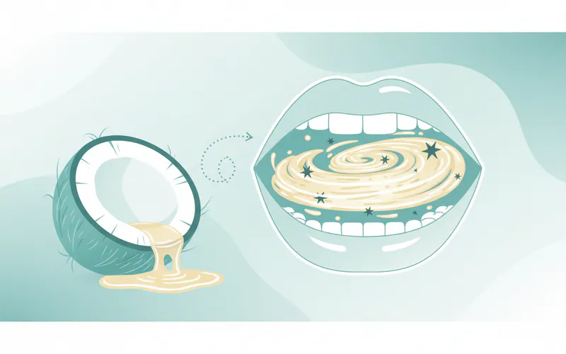 Illustration related to What Oil Pulling Is and Its Oral Health Overview