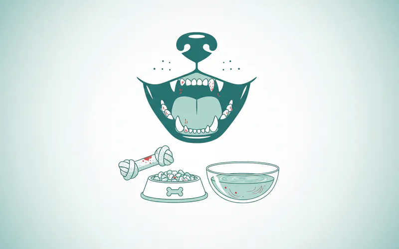 Illustration related to Is it normal for puppies to bleed when they lose teeth?