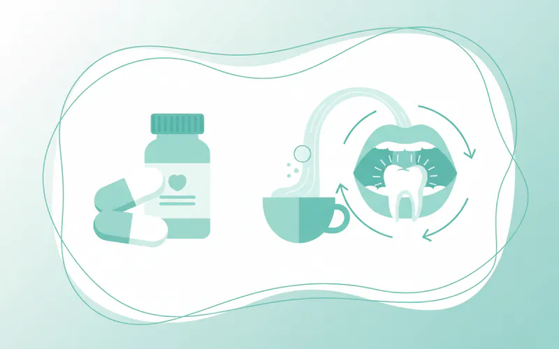 Illustration related to How can I get temporary tooth pain relief at home?