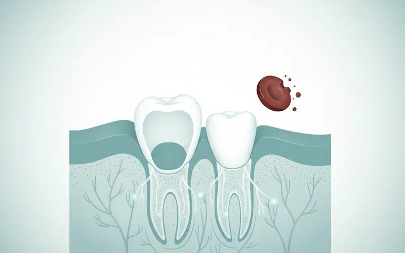 Illustration related to What is a dry socket and how can I prevent it?